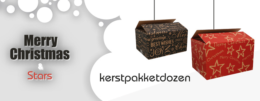  Kerstpakkettendozen en Kerstpakketdoos 